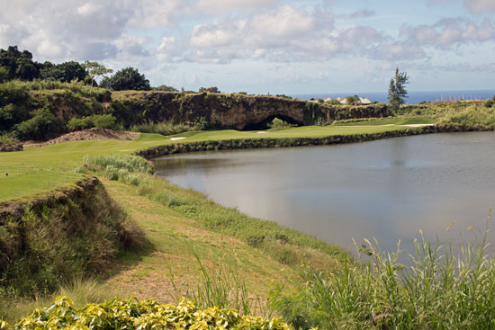 From the tee box at Apes Hill Club in Barbados