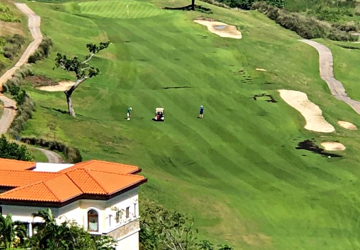 Open fairways at the Black Pearl Golf Course in Roatan Honduras