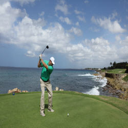 Teeing it up at Casa de Campo