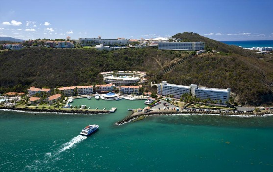 El Conquistador Resort in Puerto Rico is perched atop of a 300-foot cliff