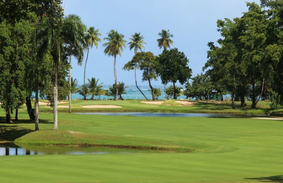 At TPC Dorado in Puerto Rico, The East Course reimagined by Robert Trent Jones, Jr. is a seaside course stretching 7,200 yards.
