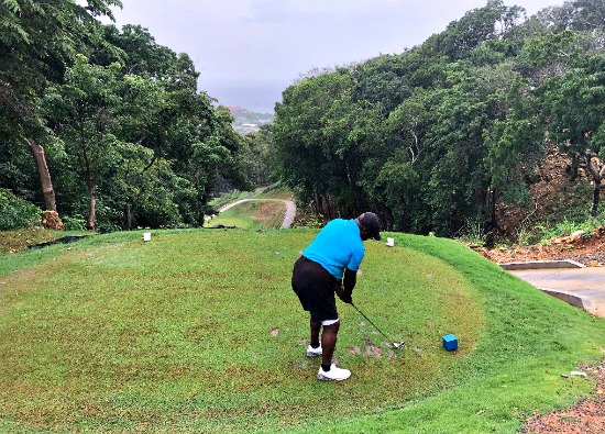 Hole #7 at the Black Iguana Golf Club.