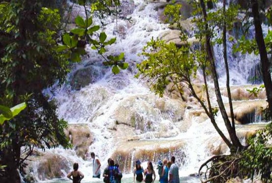 Dunn's River Falls and Park in Jamaica