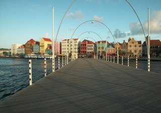 Queen Emma Bridge in Curacao