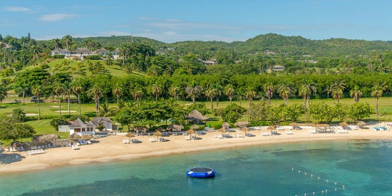 Beach at Tryall Club in Jamaica