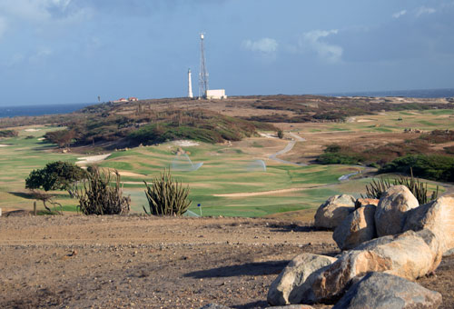 Ocean views at Tierra del Sol golf course in Aruba